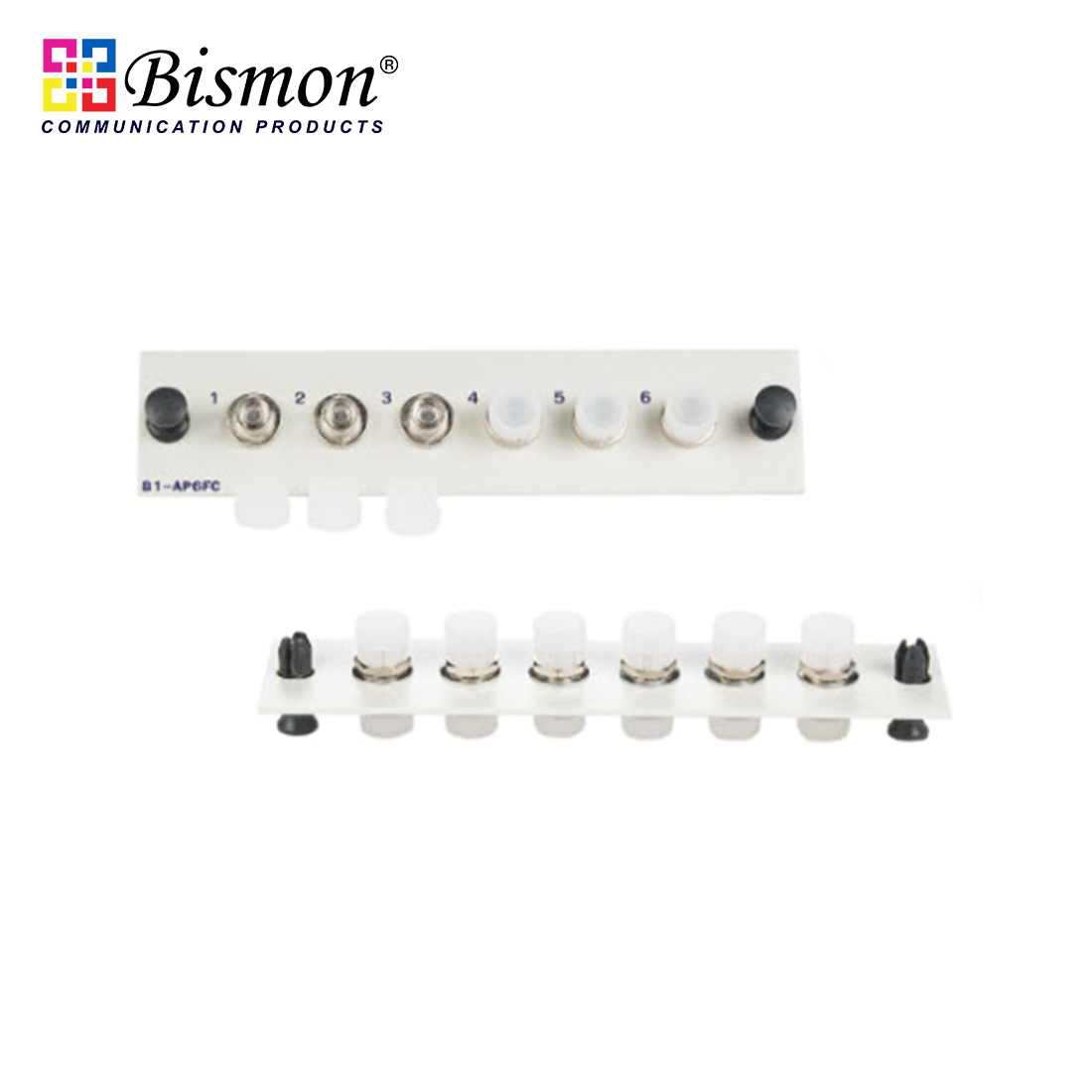 6 FC Snap-in adapter Plate Single-mode Full set